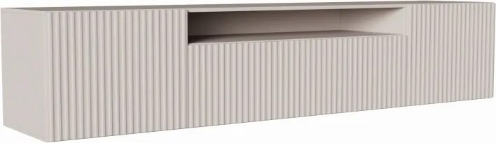 Comodă TV NOEMI montat pe perete – 200x41x42 cm – Cașmir