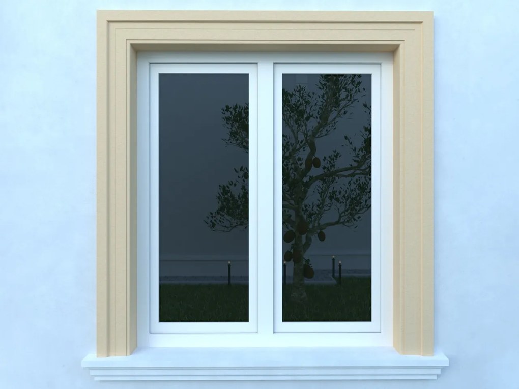 Ancadrament fereastra exterior FP122 dimensiuni 200x50x2000mm
