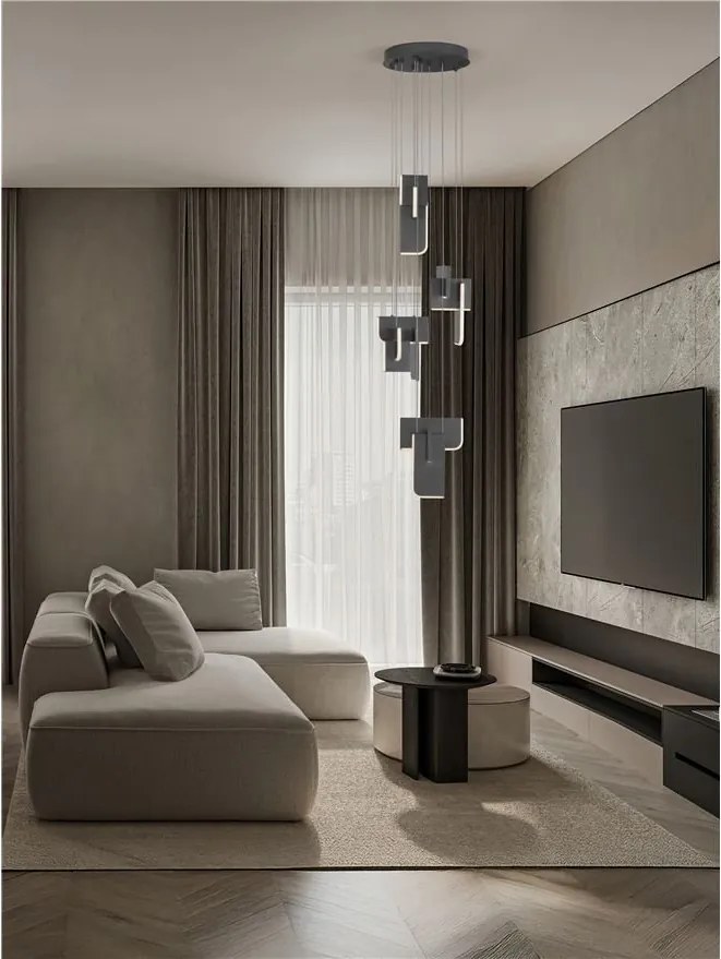 Lustra LED suspendata design decorativ 3000K TOTEM