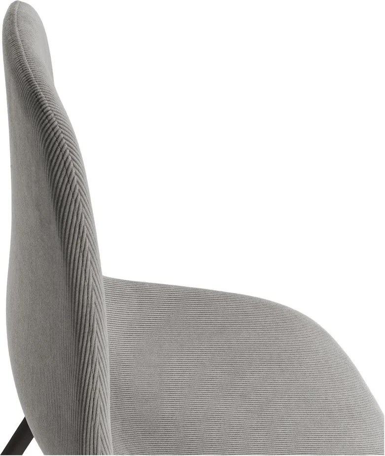 Scaune de dining gri-deschis 4 buc. tapițate Minka – Marckeric