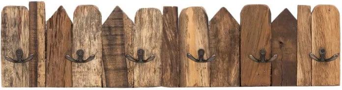 Cuier de perete din lemn WOOX LIVING Nordic, lungime 70 cm