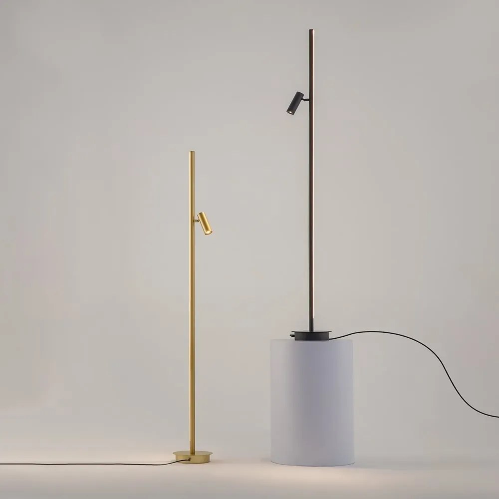 Lampadar, Lampa de podea LED cu Spot Directionabil, Thin negru