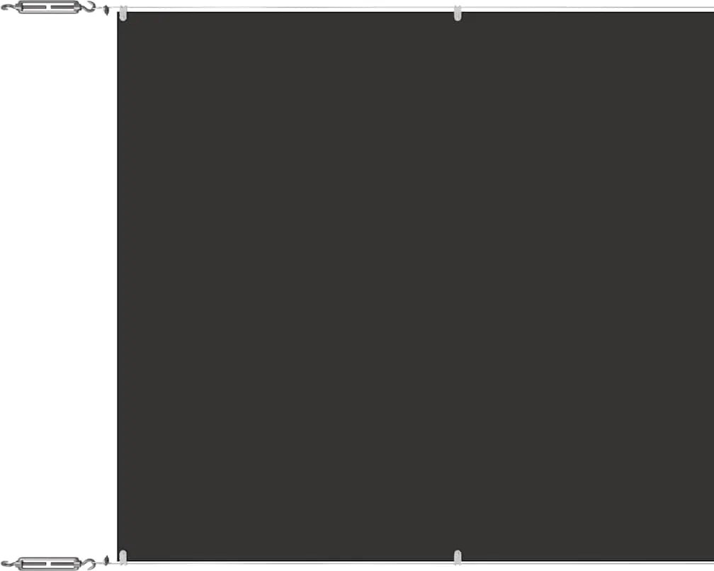 vidaXL Copertină verticală, antracit, 60x1000 cm, țesătură Oxford