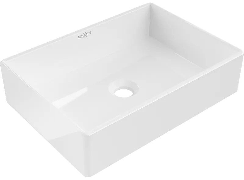 Mexen Goya chiuvetă pe blat 45 x 32 cm, Albă - 22184500