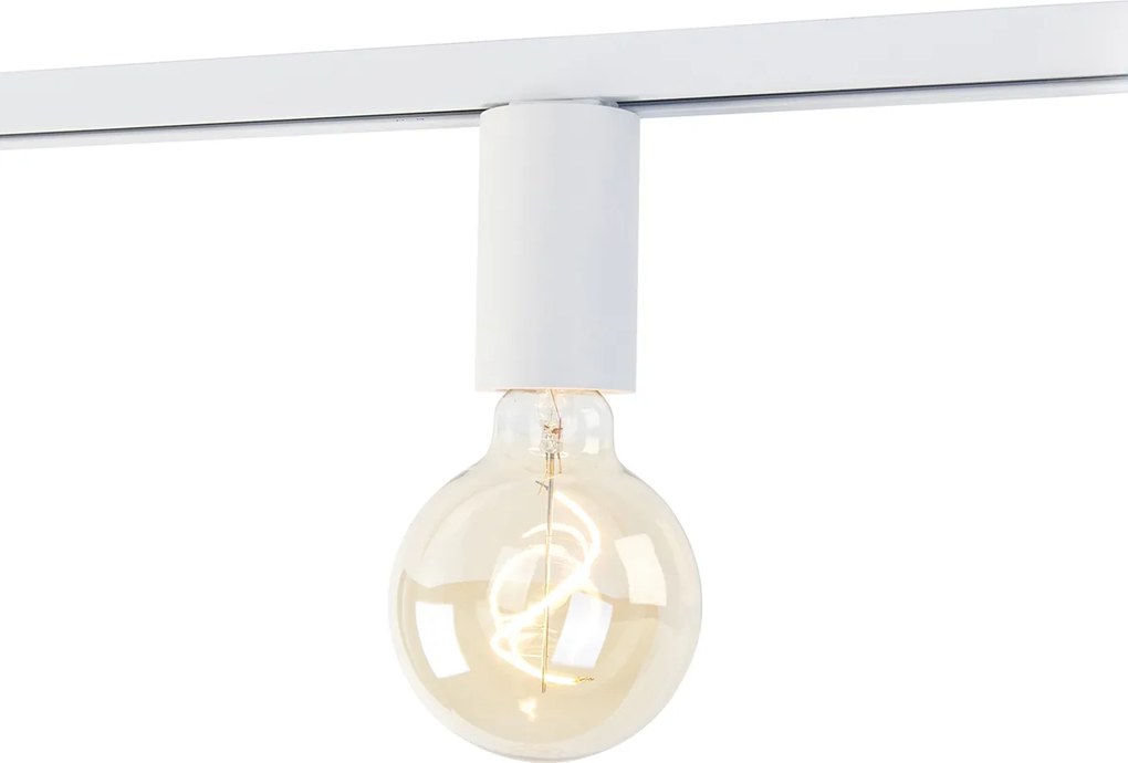 Dulap E27 cu suspensie pe șină pentru șină monofazată alb - Jeana