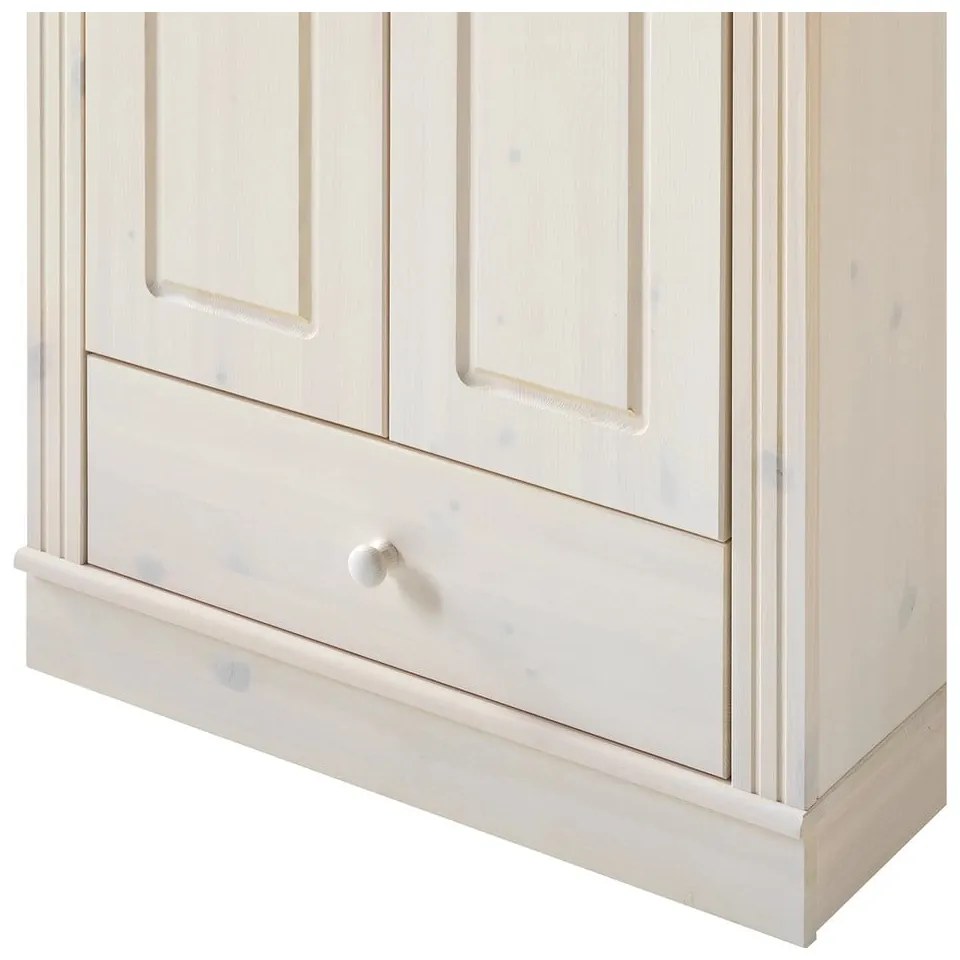 Șifonier alb din lemn de pin 65x180 cm Anita – Støraa