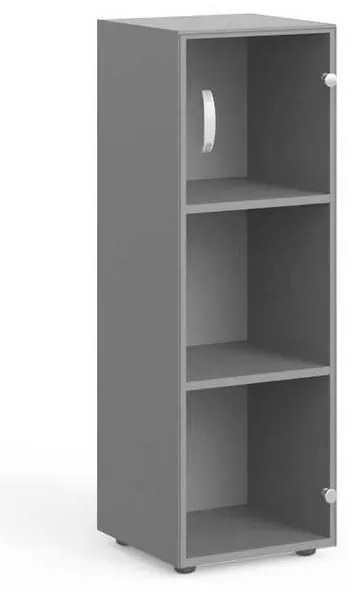 Dulap mediu Manager 39,9 x 42,2 x 119,5 cm, dreapta, gri