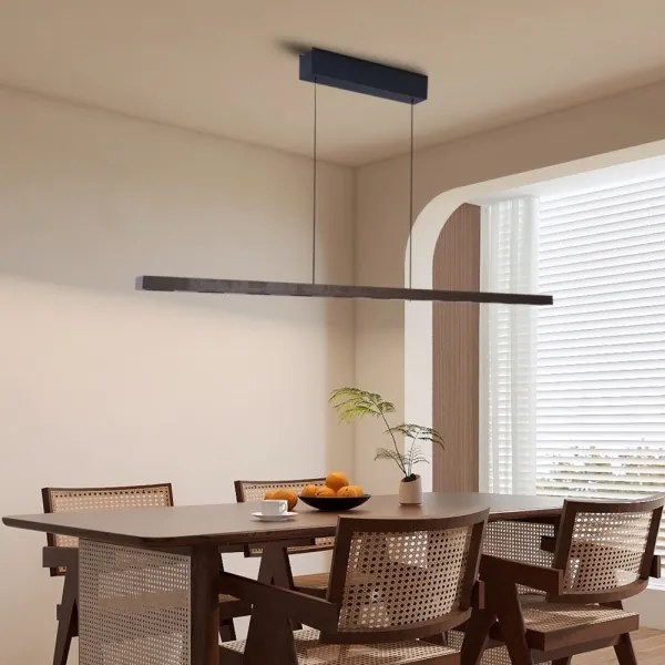 Immax NEO 07309L-LED Lustră suspendată dimabilă pe cablu cu senzor MADEIRA, 37W/230V, 157 cm, nuc