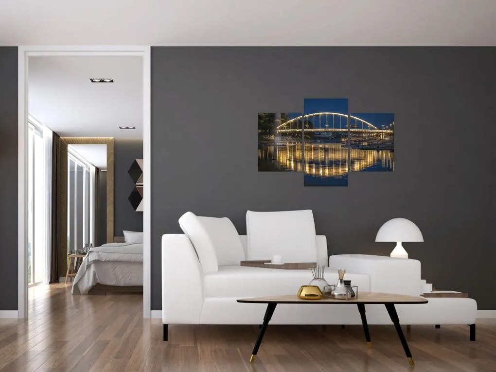 Tablou cu făntână arteziană (90x60 cm)