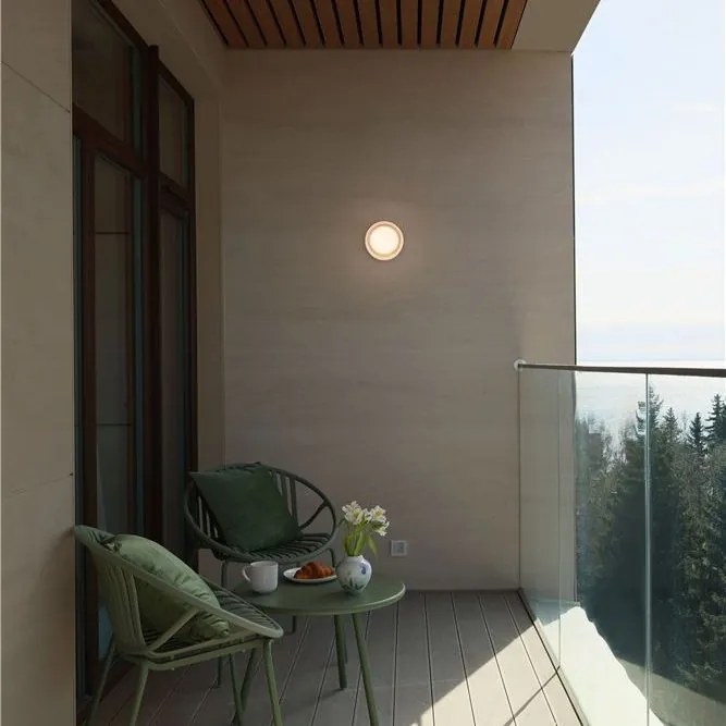 Aplica perete exterior, LED 3000K, Protectie IP65, POLLUX alb