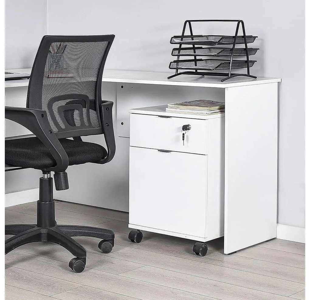 Dulap cu roți Putesu (alb diamant) . 1093706
