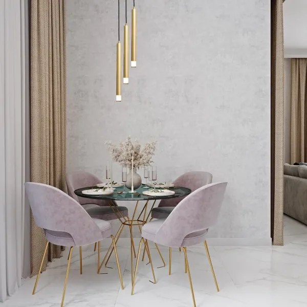 Lustră pe cablu Rabalux 72359 RAMIRA 3xG9/5W/230V auriu