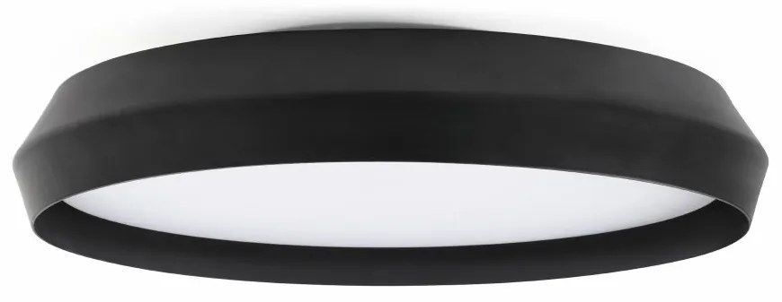 Lustra / Plafoniera LED design modern slim SHOKU 60cm negru
