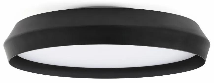 Lustra / Plafoniera LED design modern slim SHOKU Ã60cm negru