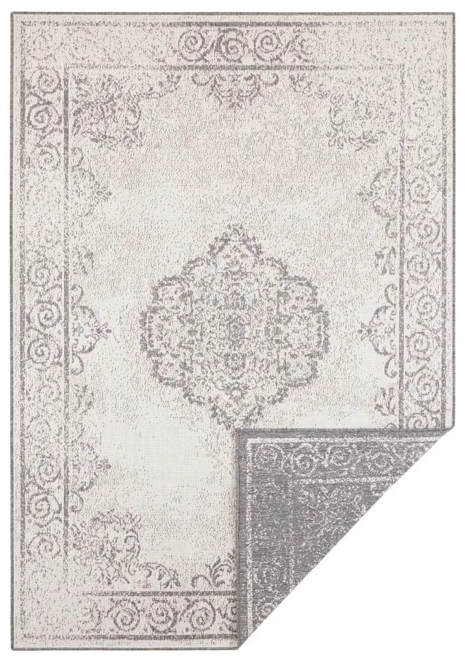 Covor adecvat pentru exterior NORTHRUGS Cebu, 200 x 290 cm, gri-crem