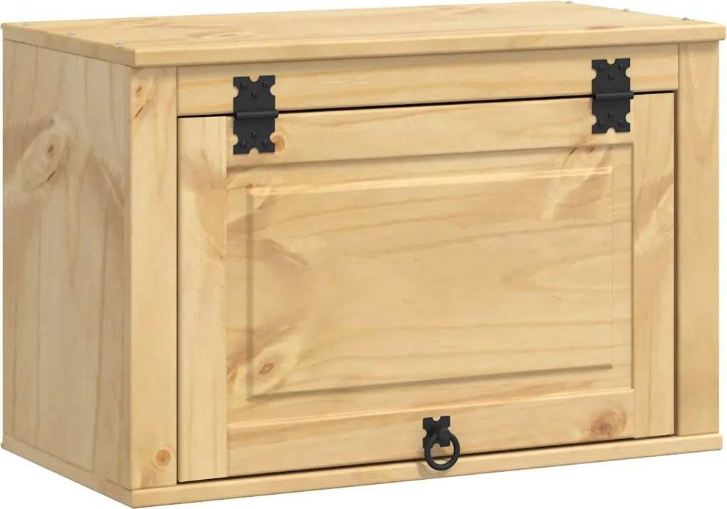 vidaXL Dulap cu ușă SKI Maro Miere 60 x 32 x 40 cm Lemn de pin masiv