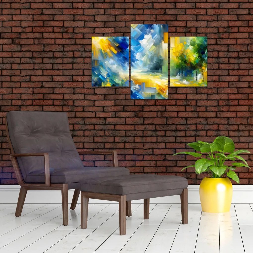 Tablou - Zi însorită abstractă (90x60 cm)