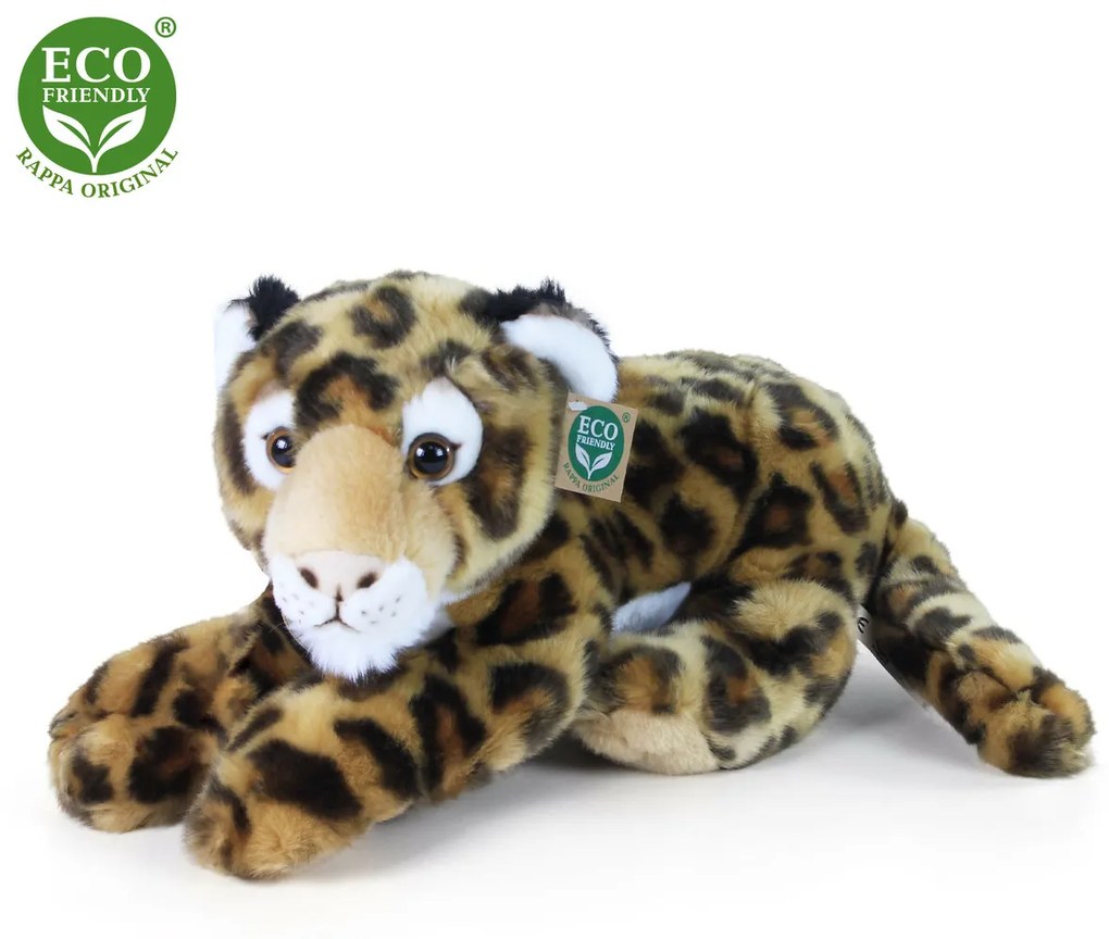 Leopard din pluș, 40 cm, ECO-FRIENDLY