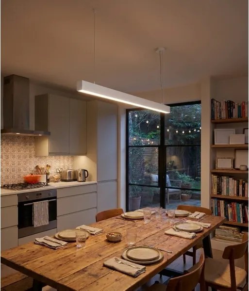 Top Light - LED Lampă de tavan aplicată/suspendată HORIZON LED/40W/230V albă