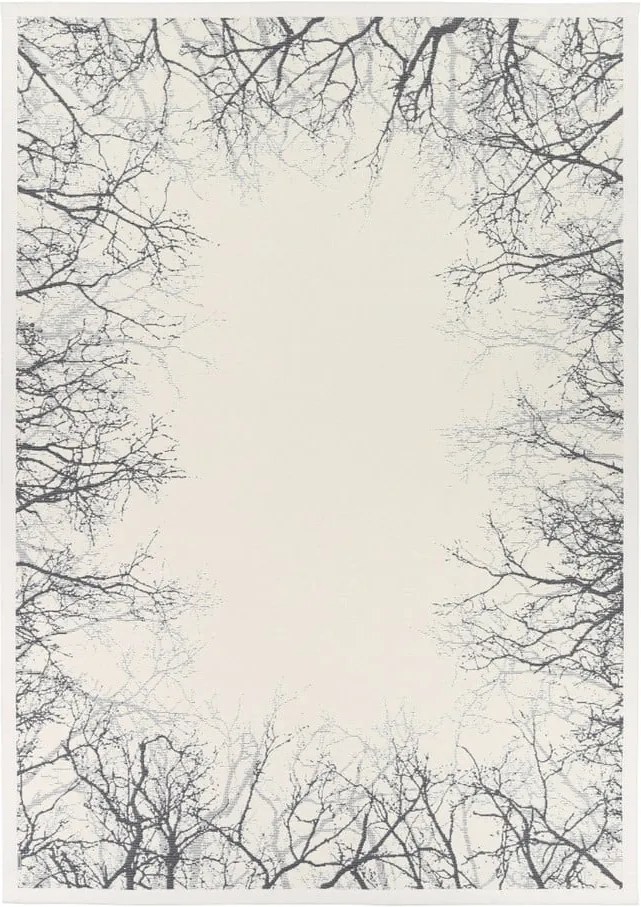 Covor reversibil Narma Puise, 140 x 200 cm, alb