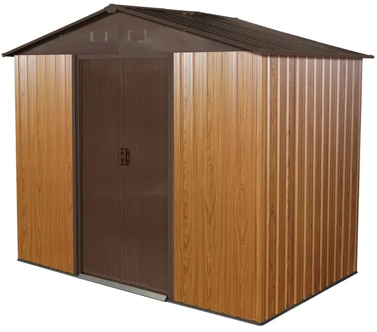 Casă de scule metalice Helsinki 1,9 x 1,3 m Magazin Boss bronz