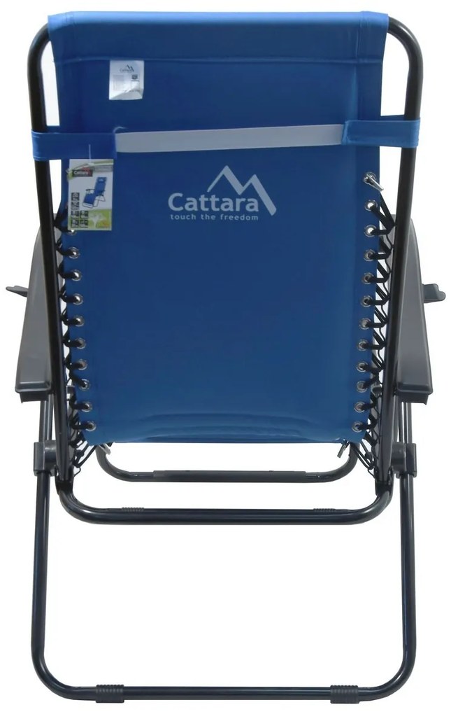 Scaun de camping înclinabil Cattara Livorno,albastru