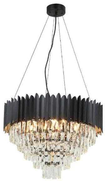 Brilagi - Lustru suspendat pe cablu CARLOS 9xE14/40W/230V diam. 60 cm