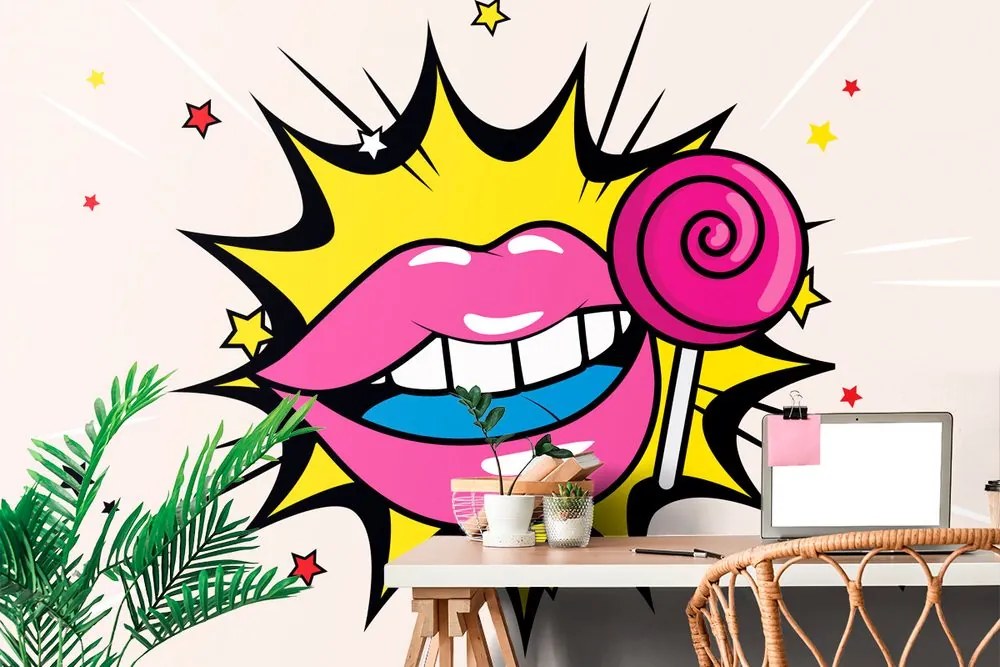Tapet autoadeziv acadea dulce pop art