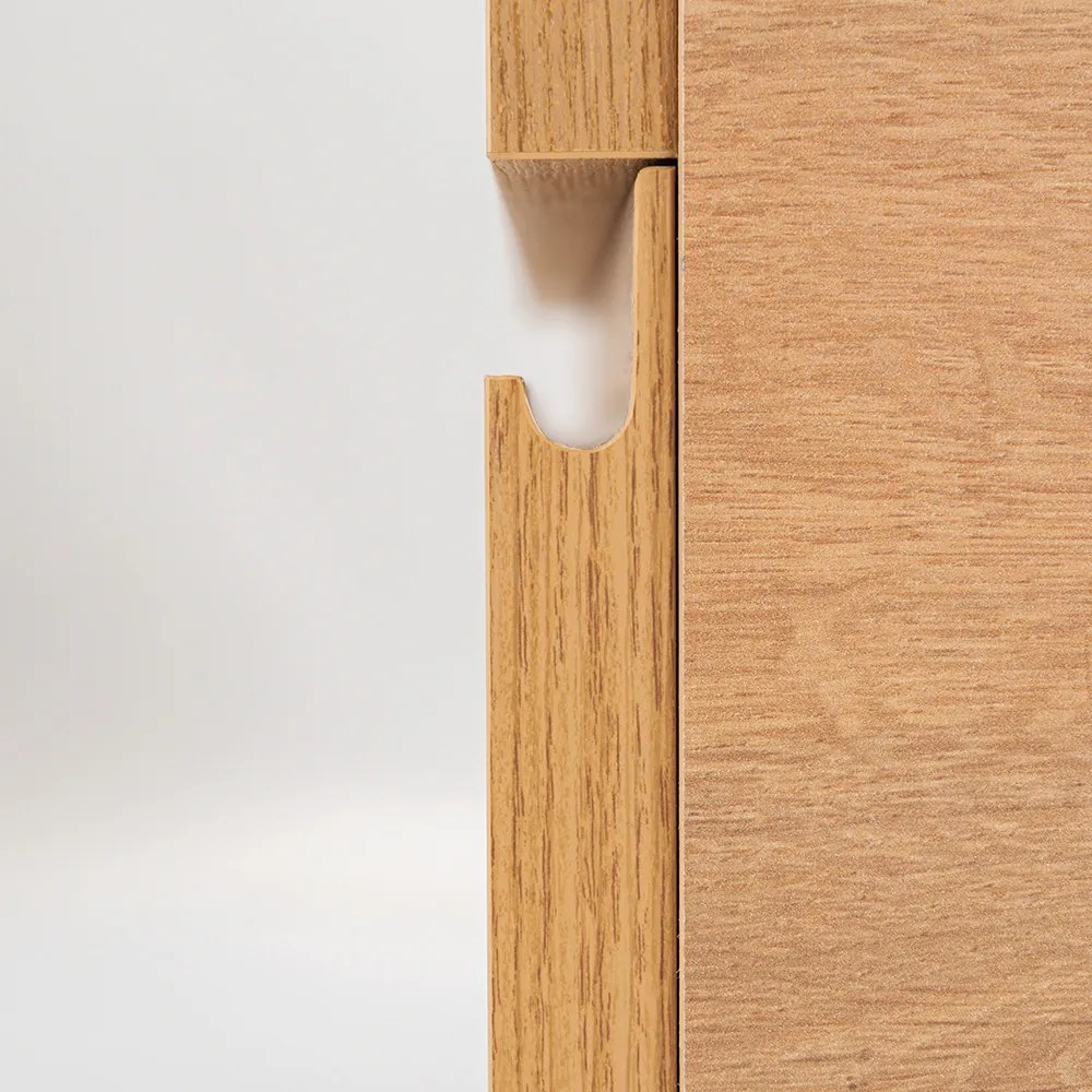 Vario Pull 120 dulap de bază cu chiuvetă stejar-oak