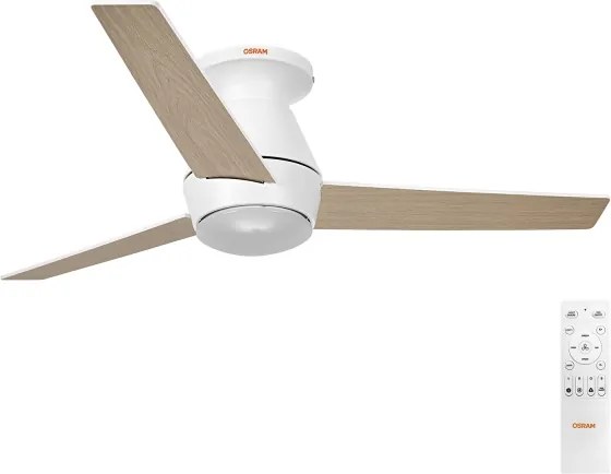 Osram - Ventilator de tavan LED RGB dimabil NORDES LED/18W/230V 3000-6500K + telecomandă