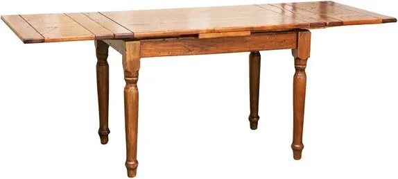 Masa extensibila, L120(210) 80 H80 cm, nuc antichizat, lemn masiv