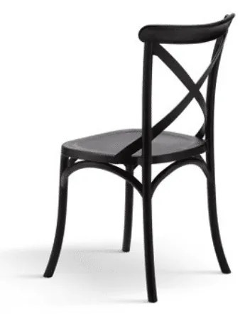 Set 4 scaune BALLINT-POLIPROPILENA- HORECA - NEGRU