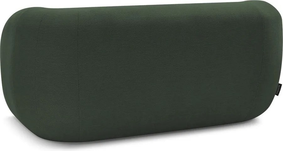 Canapea verde cu tapițerie din chenille 160 cm Celine – Bobochic Paris