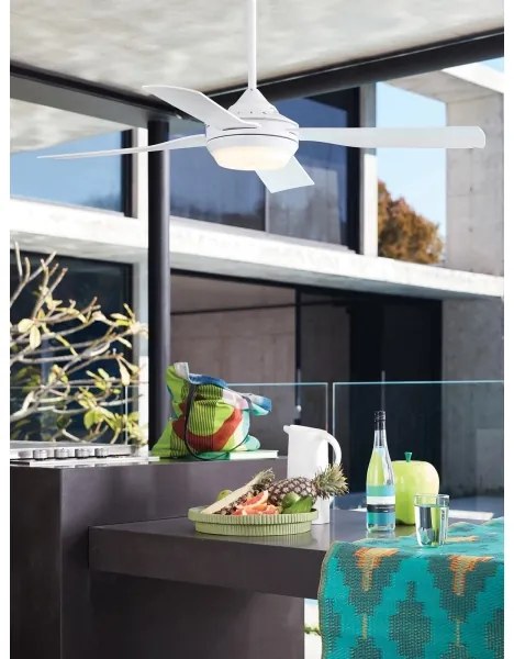 Ventilator LED dimabil Lucci air 212898 MOONAH 1xGX53/21W/230V alb + telecomandă