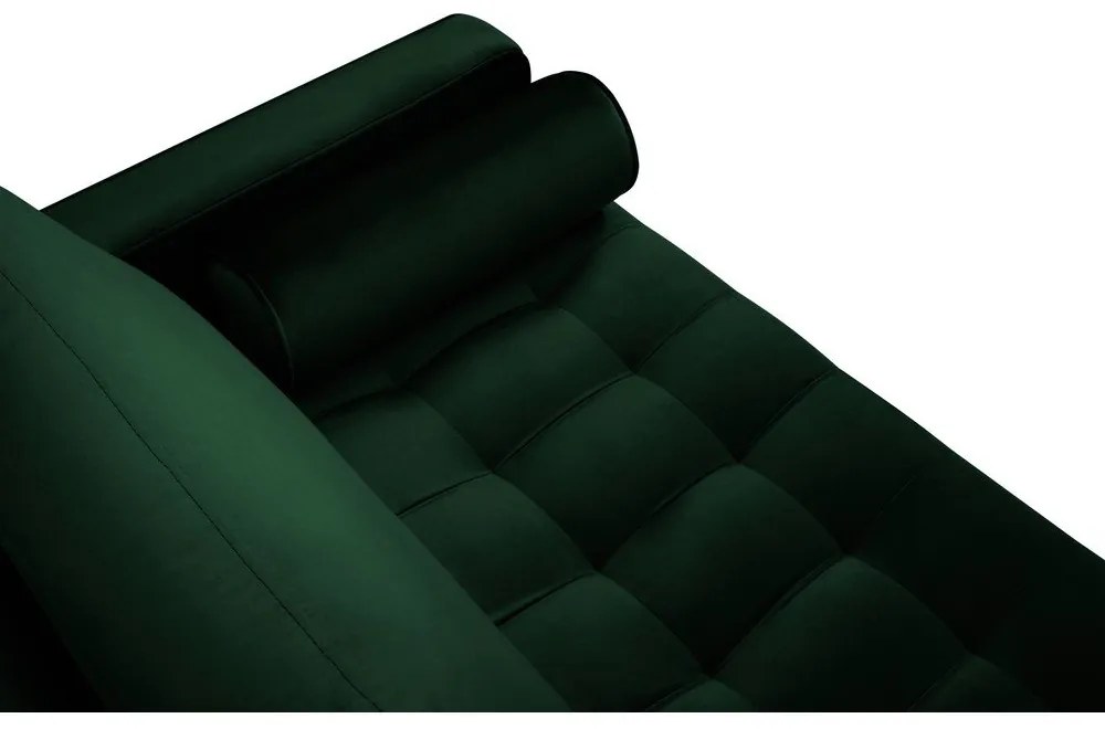 Canapea din catifea Milo Casa Santo, 174 cm, verde