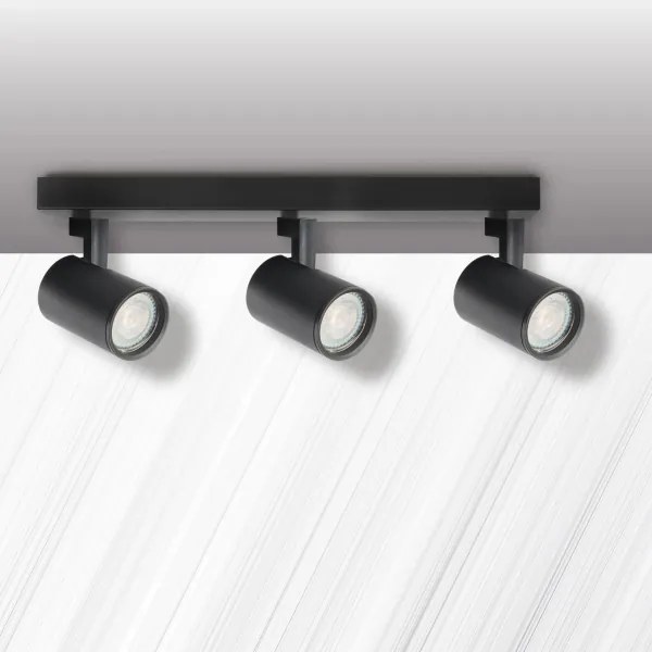 Spot LYNX 3xGU10/10W/230V negru
