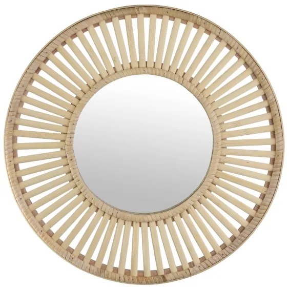 Eglo 425037 - Oglindă de perete MITSUKE, diametru 40 cm, bambus