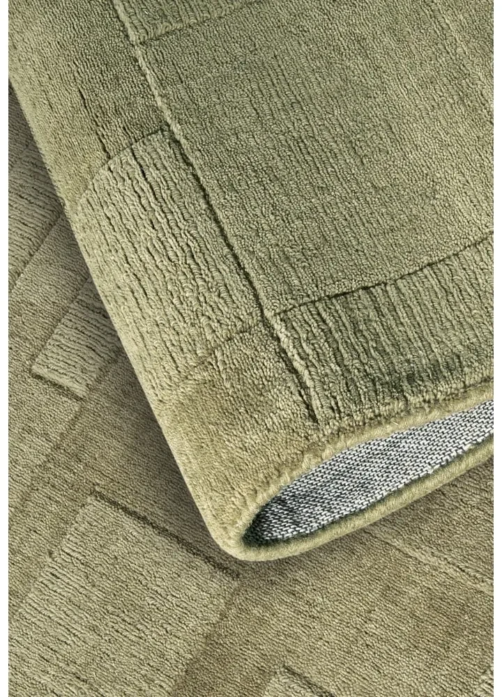 Covor tip traversă verde țesut manual din lână 80x250 cm Wilhelmine – Villeroy&Boch