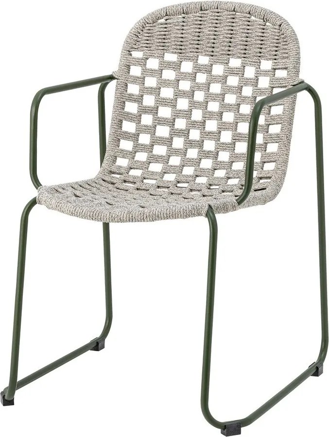 Scaun de grădină gri din metal Calana – Bloomingville