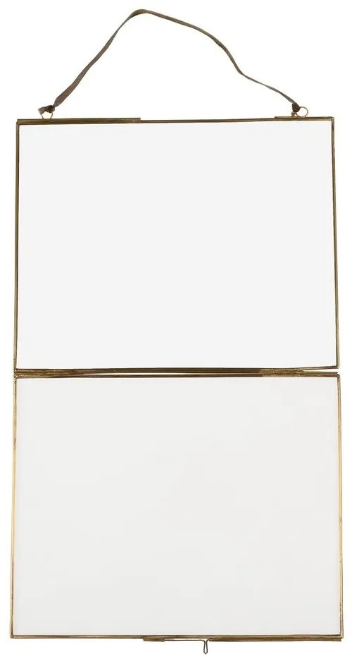 Ramă foto aurie de agățat din metal 25x20 cm – Rex London