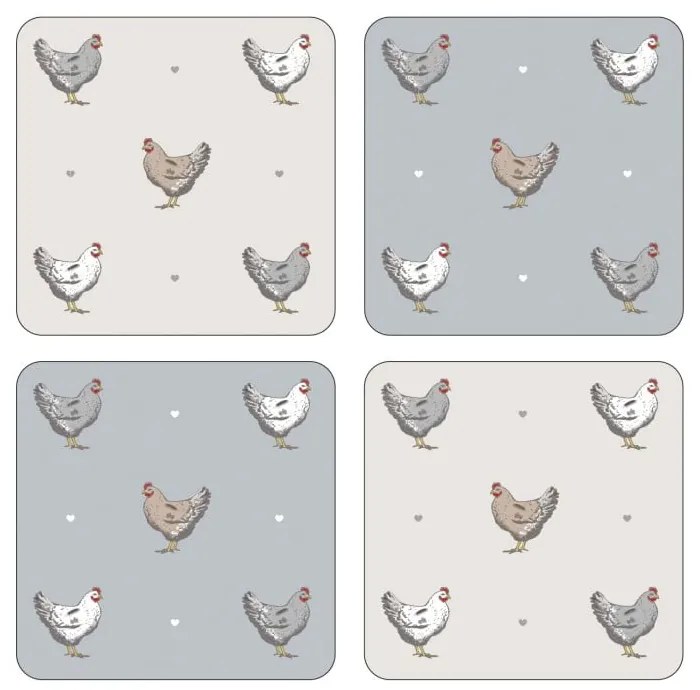 Set 4 suporturi pentru farfurie Cooksmart ® Farmer