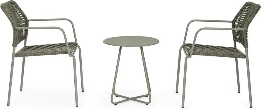 Măsuță de grădină rotundă din oțel ø 45 cm Jable – Bizzotto