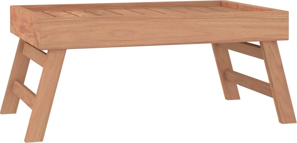 vidaXL Tavă pliabilă, 55x35x25 cm, lemn masiv de tec
