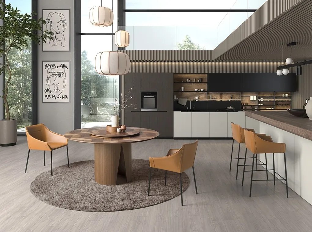 Scaun de bar deosebit design LUX Brown