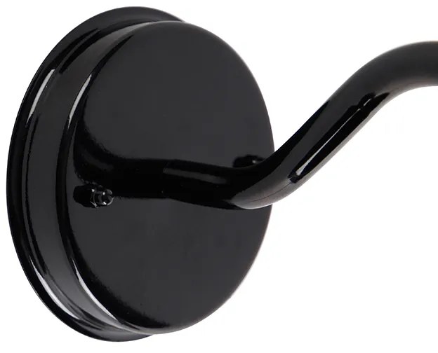 Lampa de perete exterioară modernă neagră IP44 - Kansas