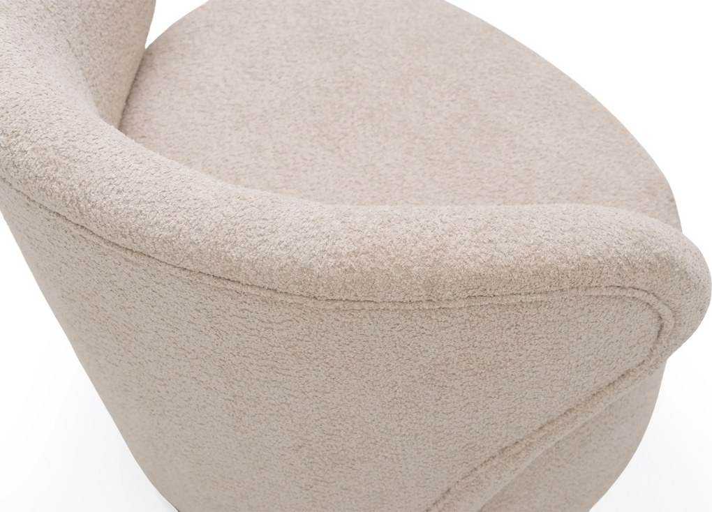 Fotoliu de relaxare Cocoon - boucle bej Catch Me 02