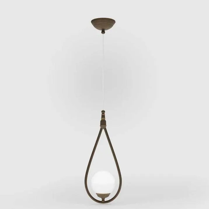 Pendul din alama in forma de lacrima Iside