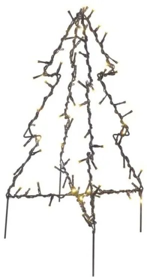 Decorațiune LED de Crăciun de exterior 90xLED/1,2W/230V IP44 brad