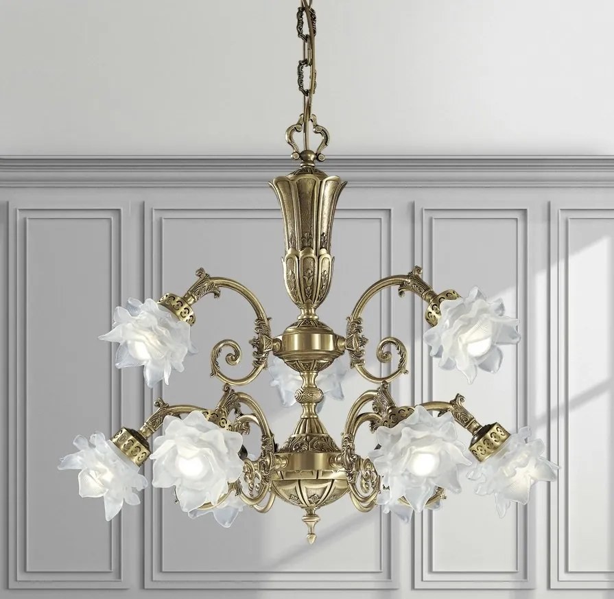 Candelabru 9 brate LUX design clasic realizat manual Michela
