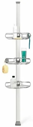 Simplehuman Bară reglabilă cu rafturi pentru duș,mică